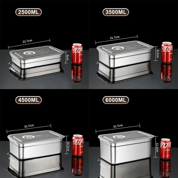 Wholesale Stainless Steel Food Storage Box 2