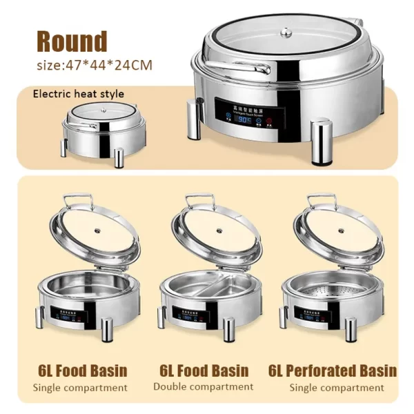 Bulk Electric Chafing Dish Buffet Set 3