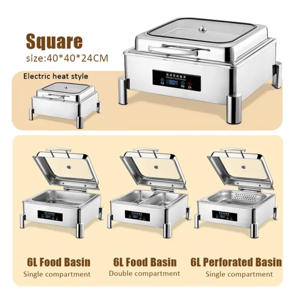 Bulk Electric Chafing Dish Buffet Set 4
