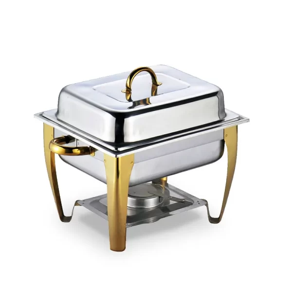 Bulk Rectangle Chafing Dish mit Deckel 3