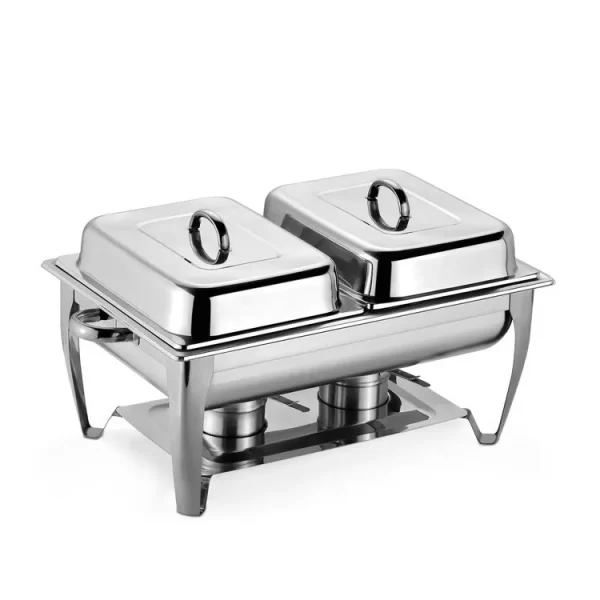 Bulk Rectangle Chafing Dish mit Deckel 5