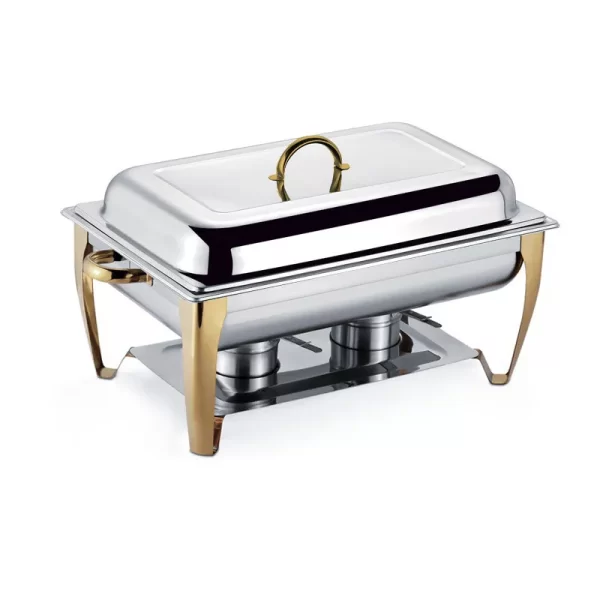 Bulk Rectangle Chafing Dish mit Deckel 6