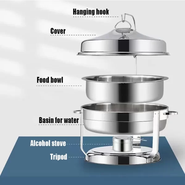 Wholesale Chafing Dish with Hanging Lid 4