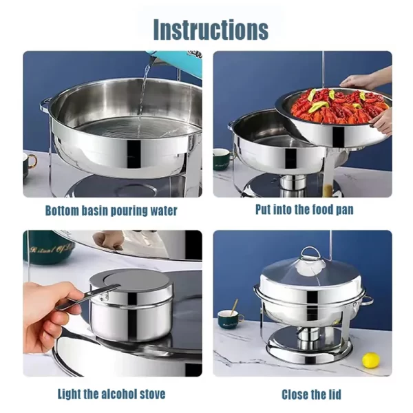Wholesale Chafing Dish with Hanging Lid 5