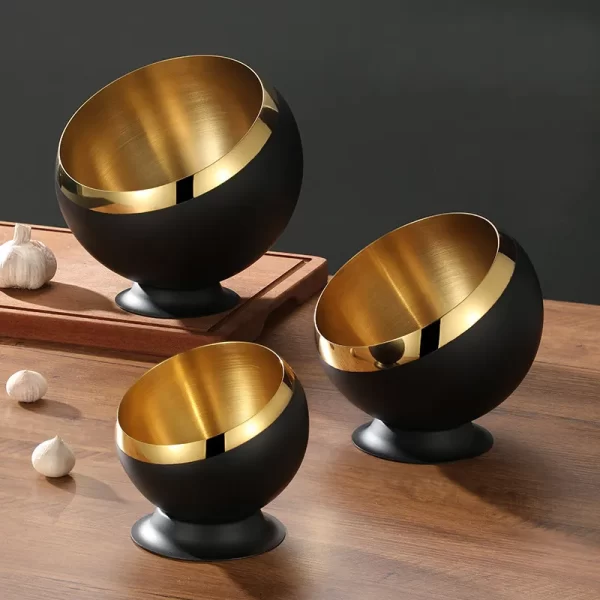 Wholesale Slanted Bowl Stainless Steel Condiment Bowl Multisize — изображение 3