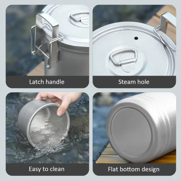 Wholesale Stainless Steel Camping Rice Cooker 1