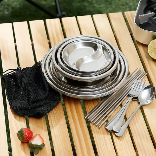Service de vaisselle de camping Wholesale