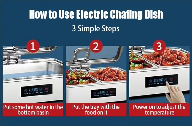 use electric chafing dish