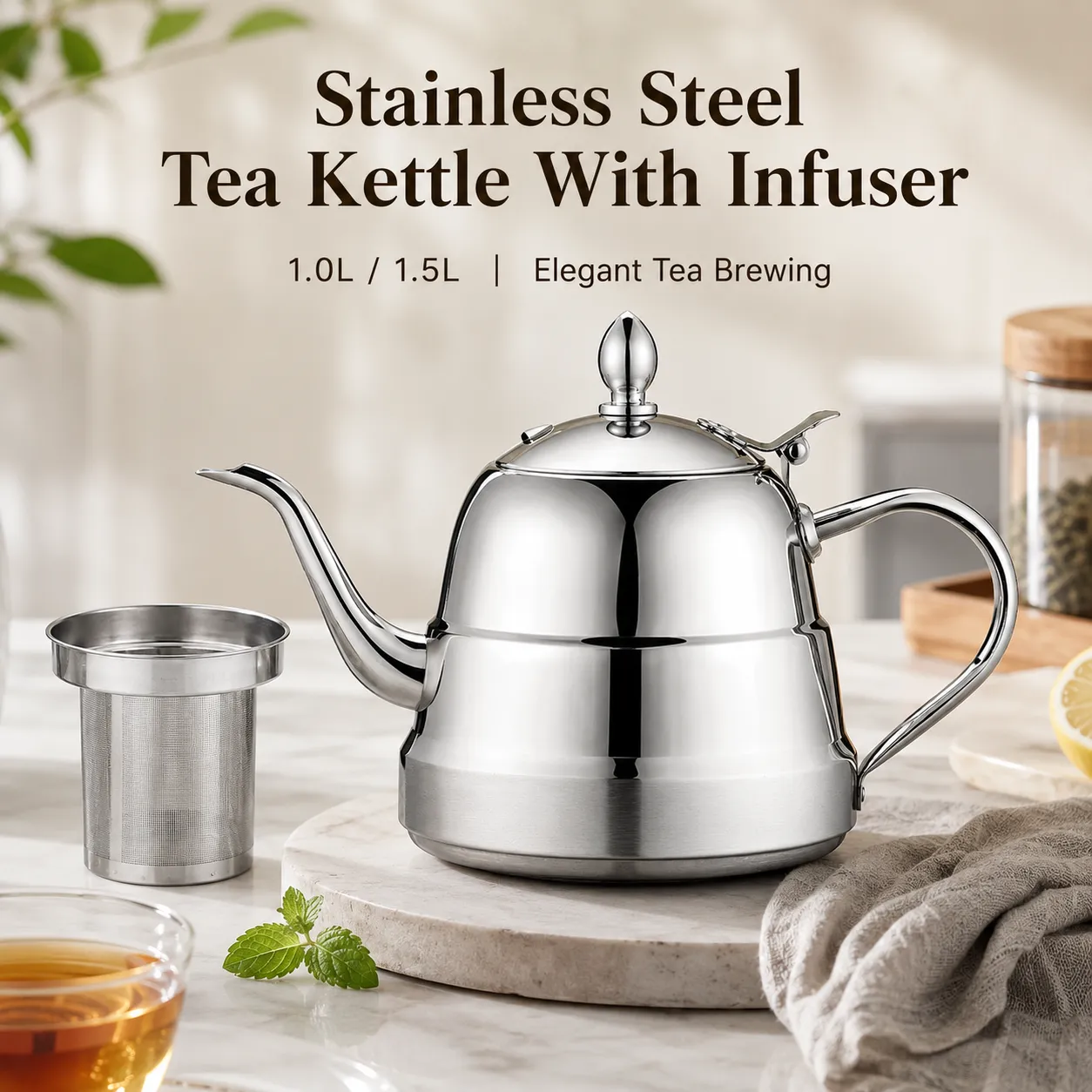 wholesale Stainless Steel Coffee Kettle (1)