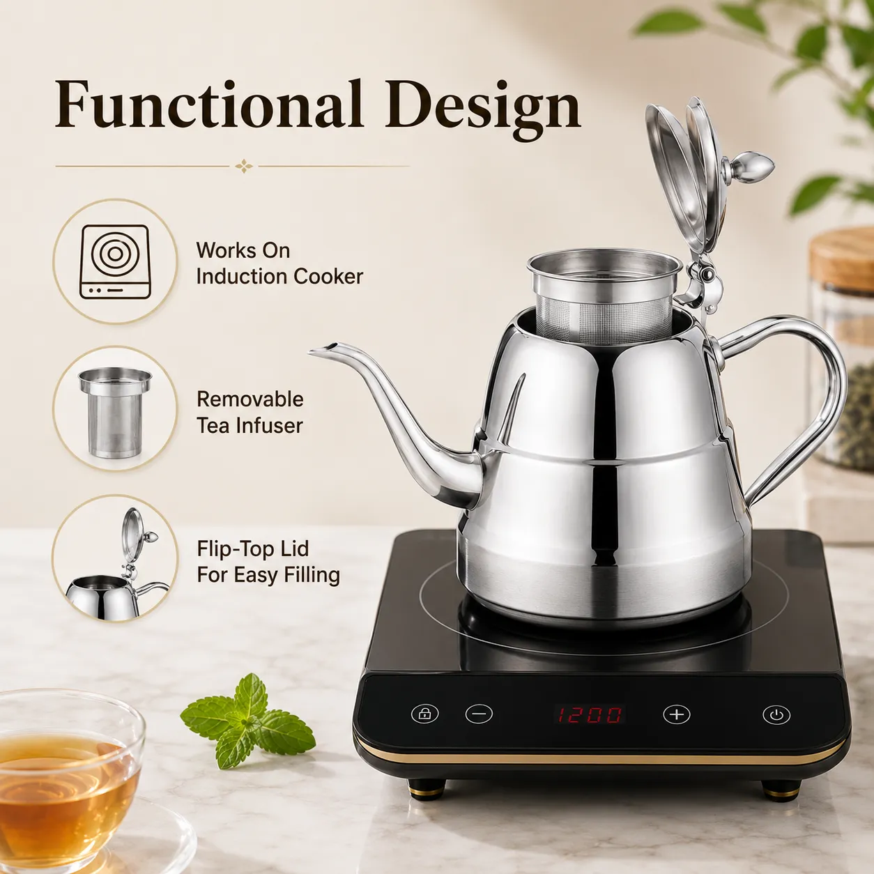 wholesale Stainless Steel Coffee Kettle (4)