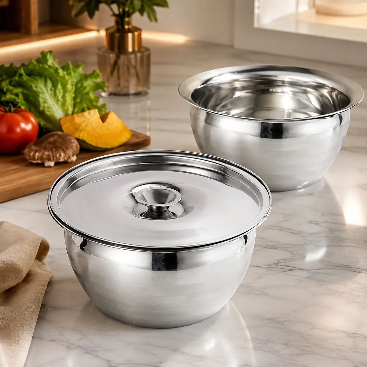 Wholesale Stainless Steel Basin Large 9-11 Inch for Wash Vegetables - 画像 (8)
