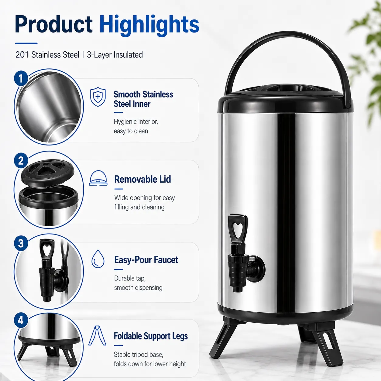 Insulated Beverage Dispenser whoelsale (2)