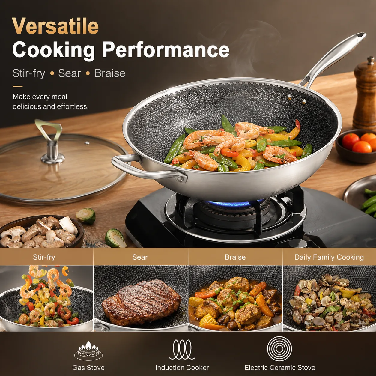 Non Stick Wok wholesale (4)