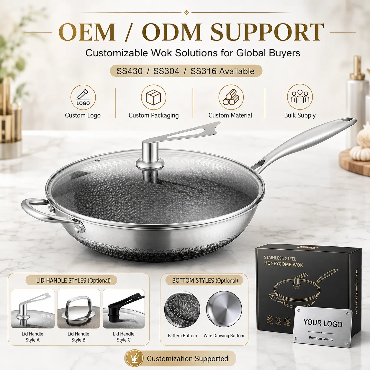Non Stick Wok wholesale (7)