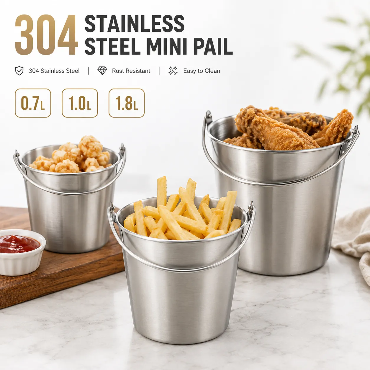 Small Stainless Steel Bucket Wholesale (1)