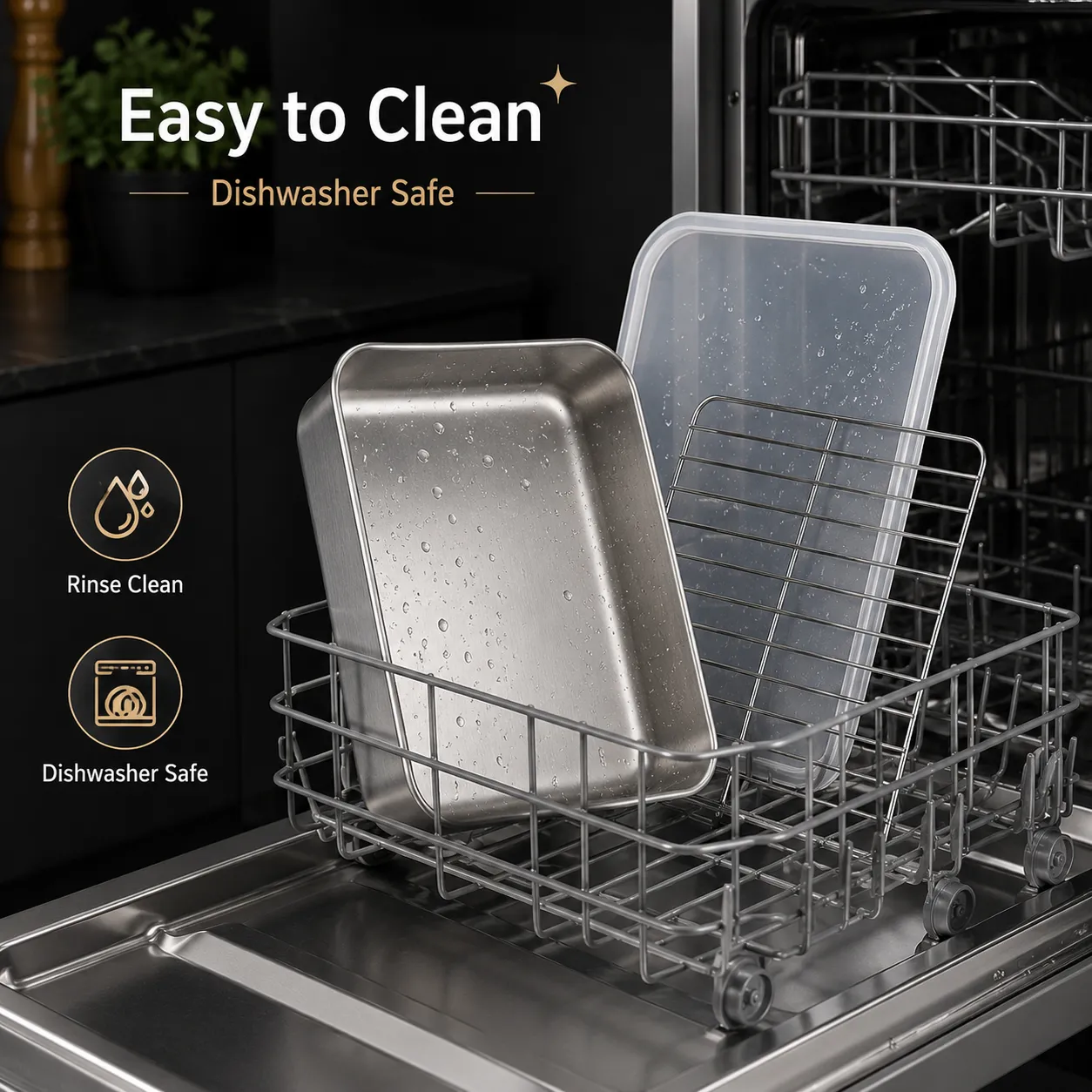 Stainless Steel Baking Tray (1)