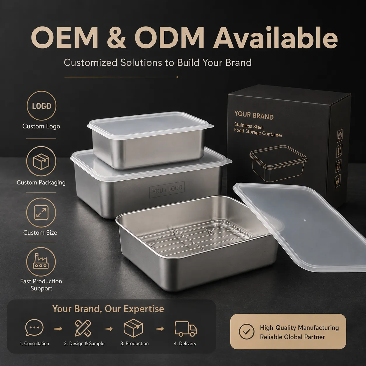 Stainless Steel Baking Tray (5)