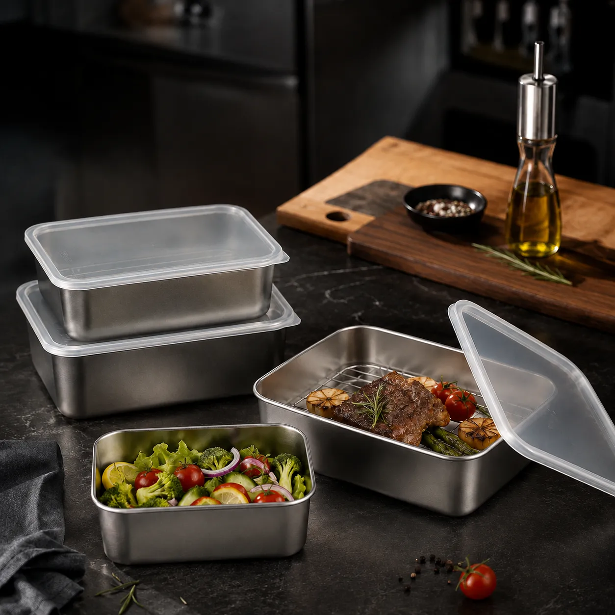 Stainless Steel Baking Tray (9)