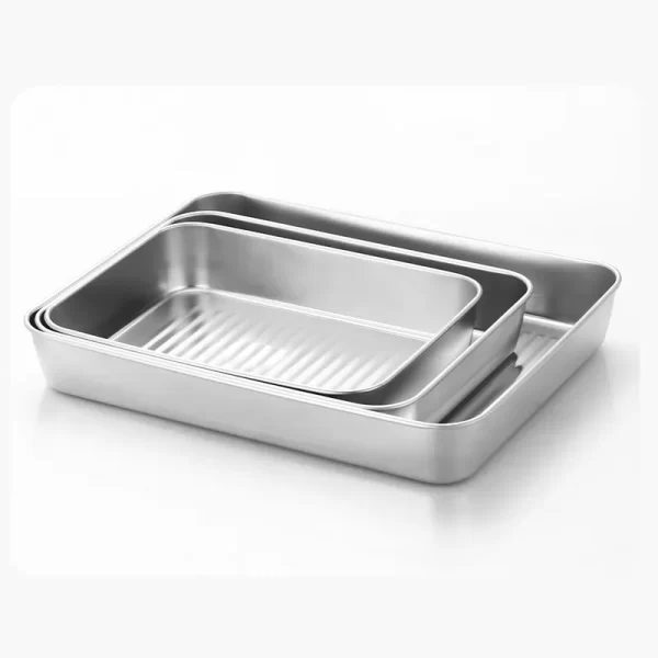 Bulk Baking Oven Tray Stainless Steel Non-Stick Frozen Dumpling Plate - Image 3