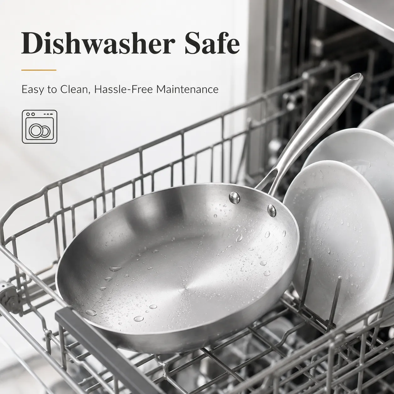 Stainless steel frying pan (4)