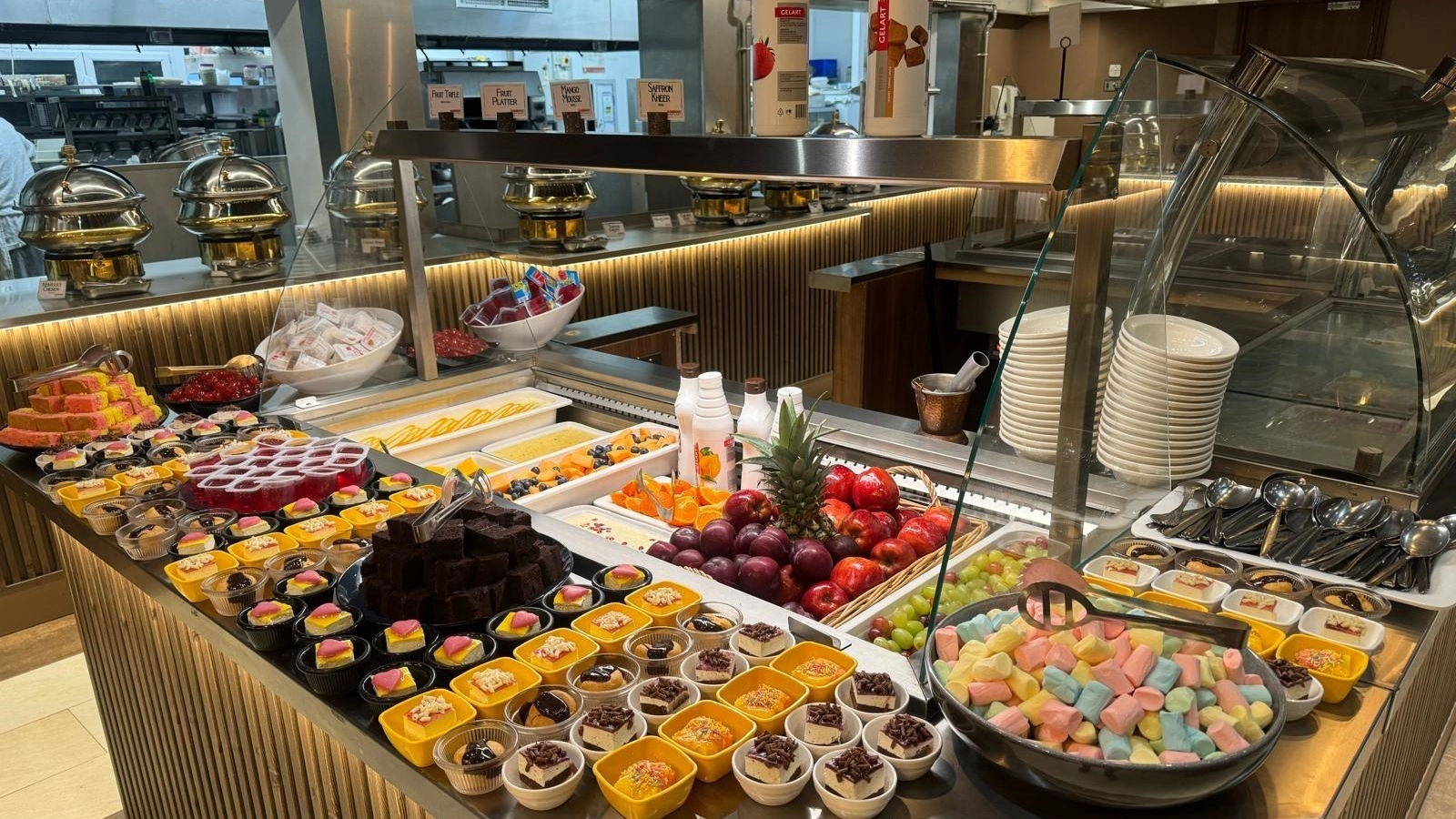 buffet Zoning layout