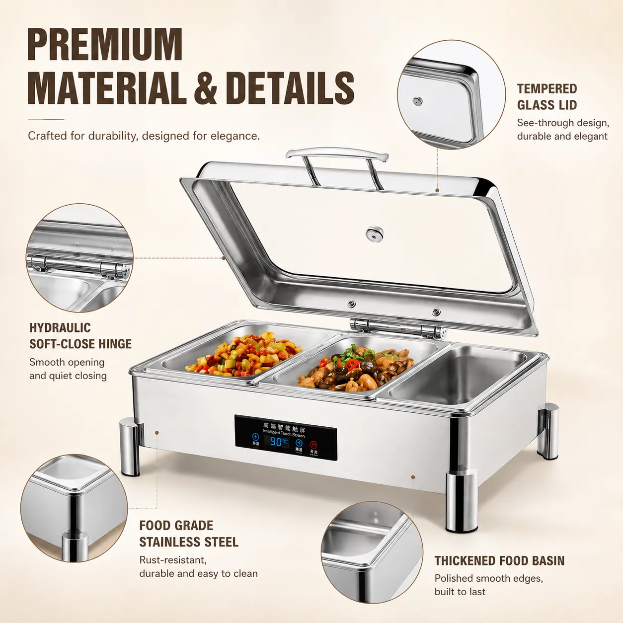 Custom-Chafing-Dish-with-Hinging-Lid-Round-Electric-Food-Warmer-3-1