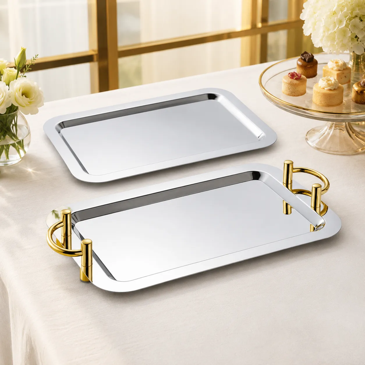 Custom Serving Tray Rectangular Mirror (8)