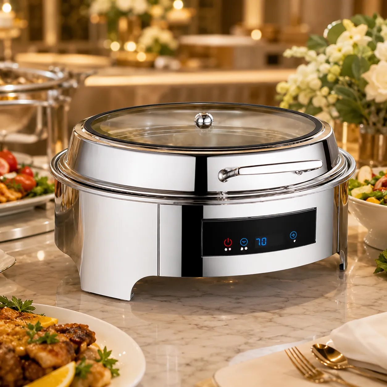 Wholesale-Chafing-Dishes-Electric-9L-with-Visible-Glass-Lid-6