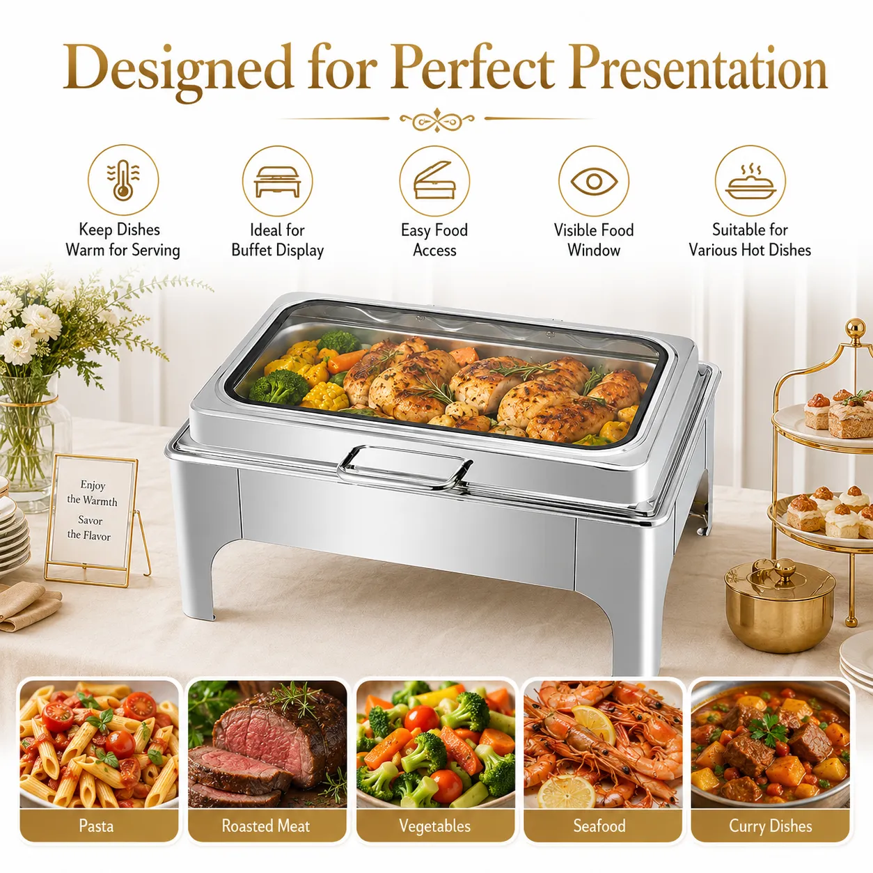 Wholesale-Stainless-Steel-Chafing-Dish-with-Clear-Lid-Custom-Warmer-4-1