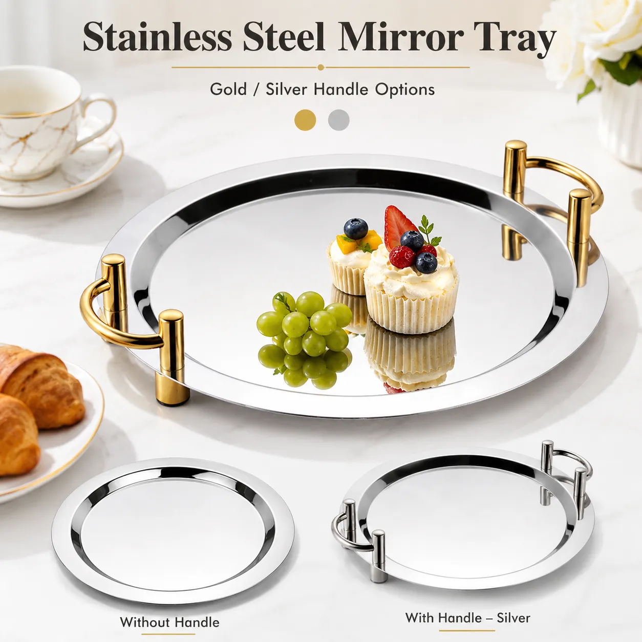 wholesale Round Mirror Tray (1)