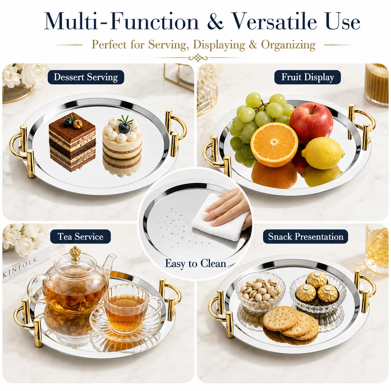 wholesale Round Mirror Tray (3)