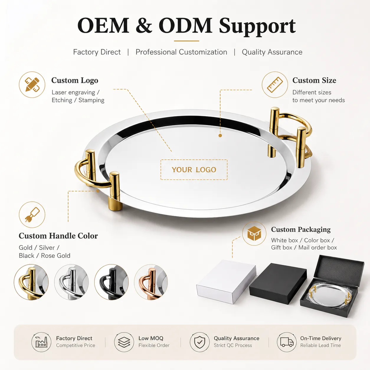 wholesale Round Mirror Tray (5)