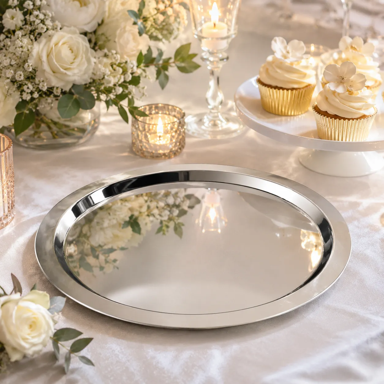 wholesale Round Mirror Tray (8)