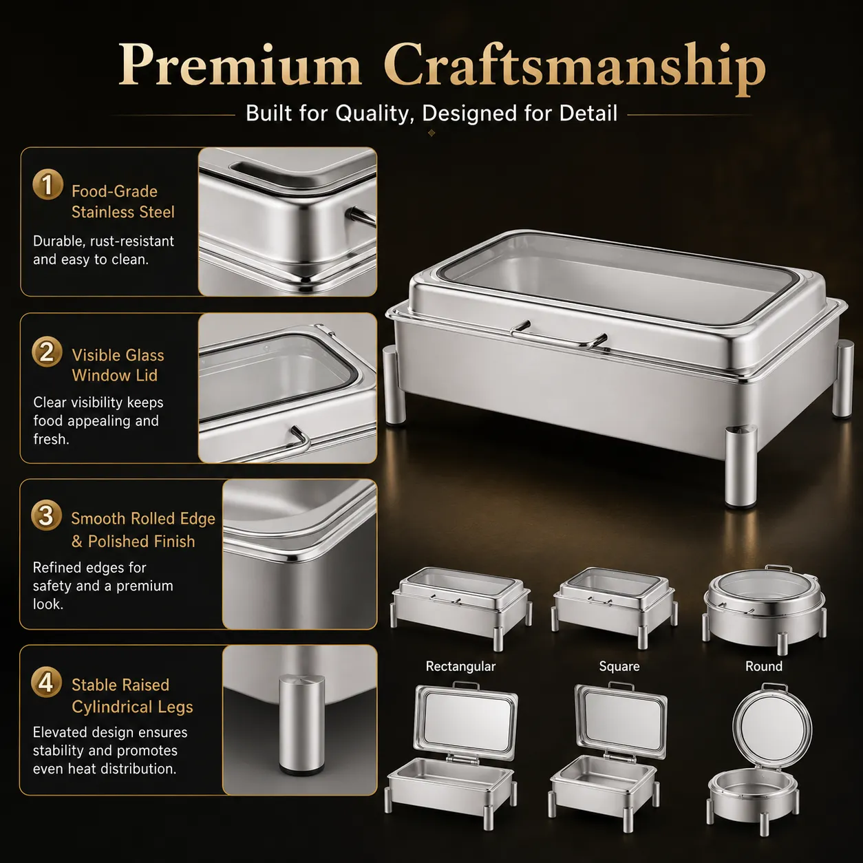 wholesale chafing dishes set (2)