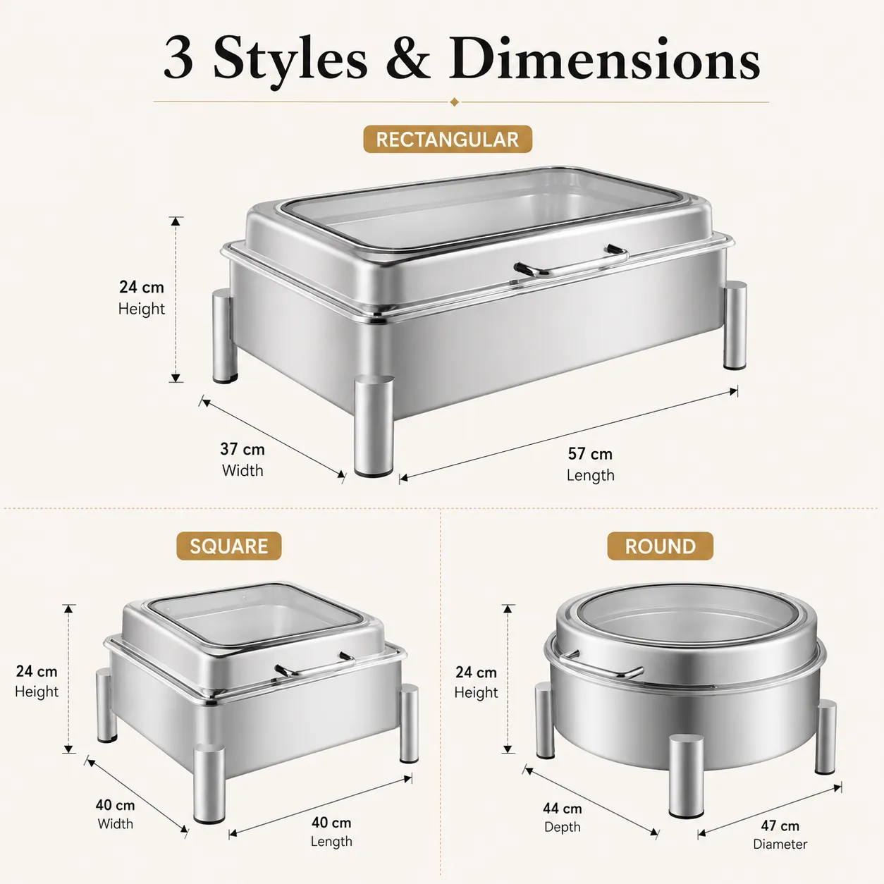 wholesale chafing dishes set (3)