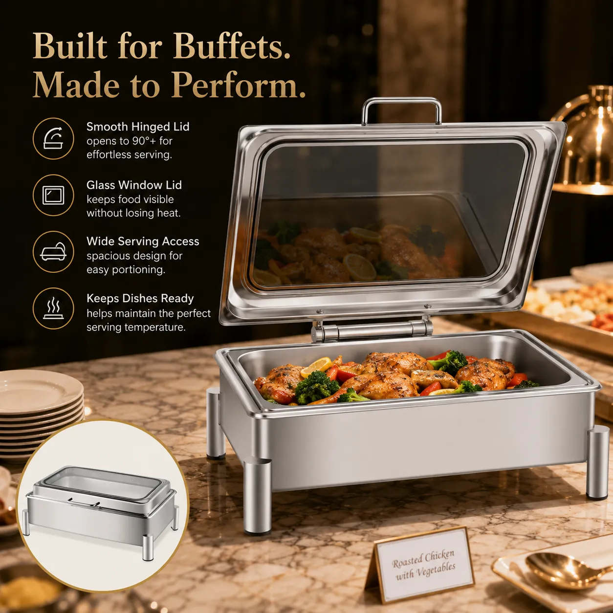 wholesale chafing dishes set (4)
