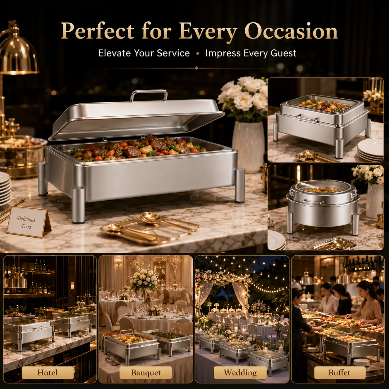 wholesale chafing dishes set (5)
