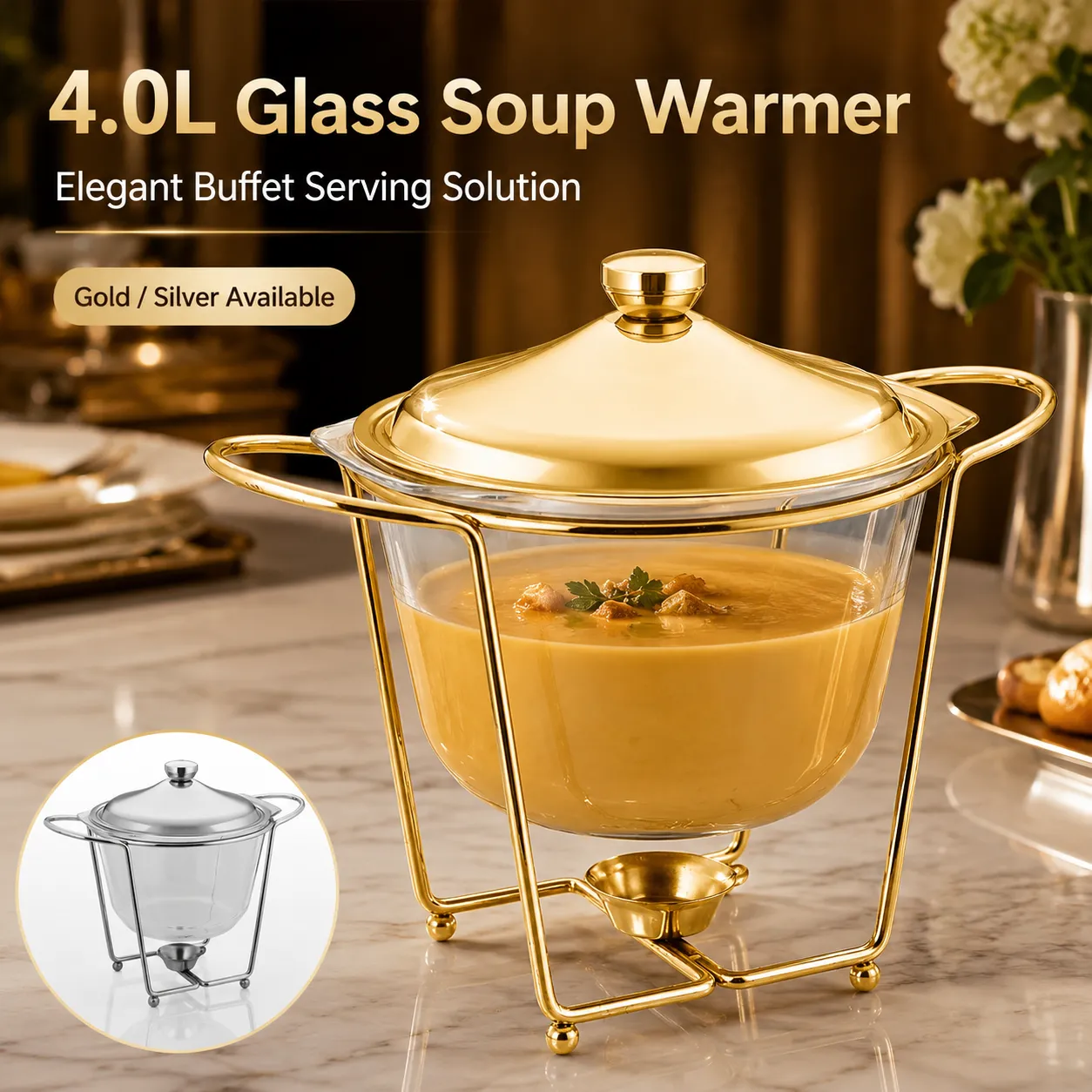 Bulk-4.0L-Glass-Chafing-Dish