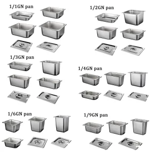 Food Pan Sizes Chart
